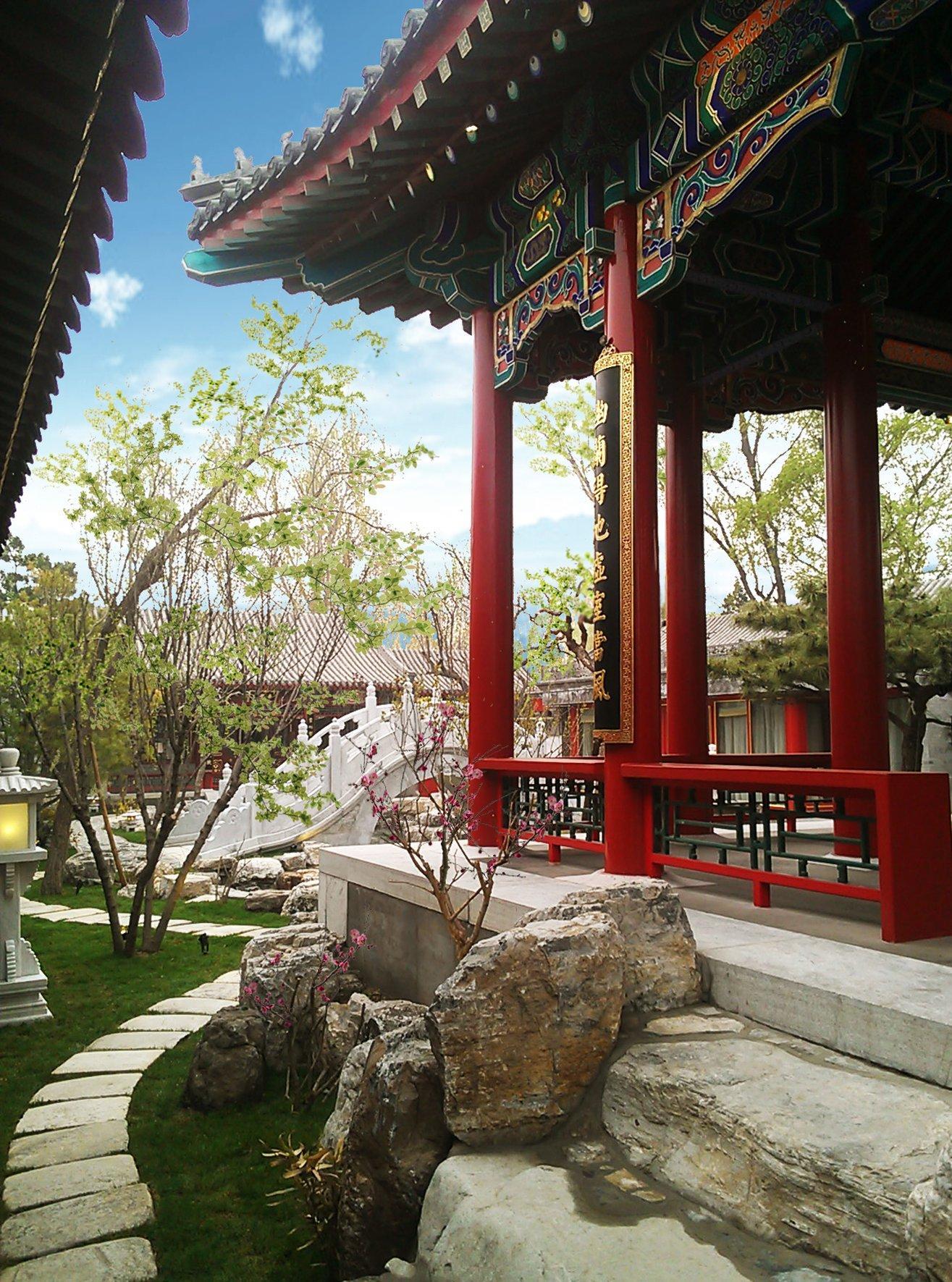 Lv Garden Huanghuali Art Galery Beijing Hotel Yinjiafu エクステリア 写真